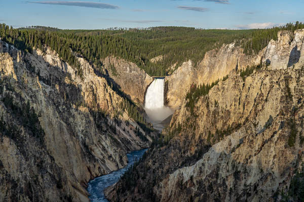 Lower Falls in Yellowstone National Park