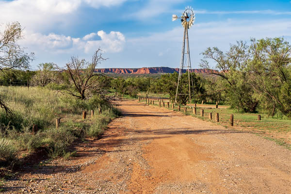 Road and View, Caprock Canyons
